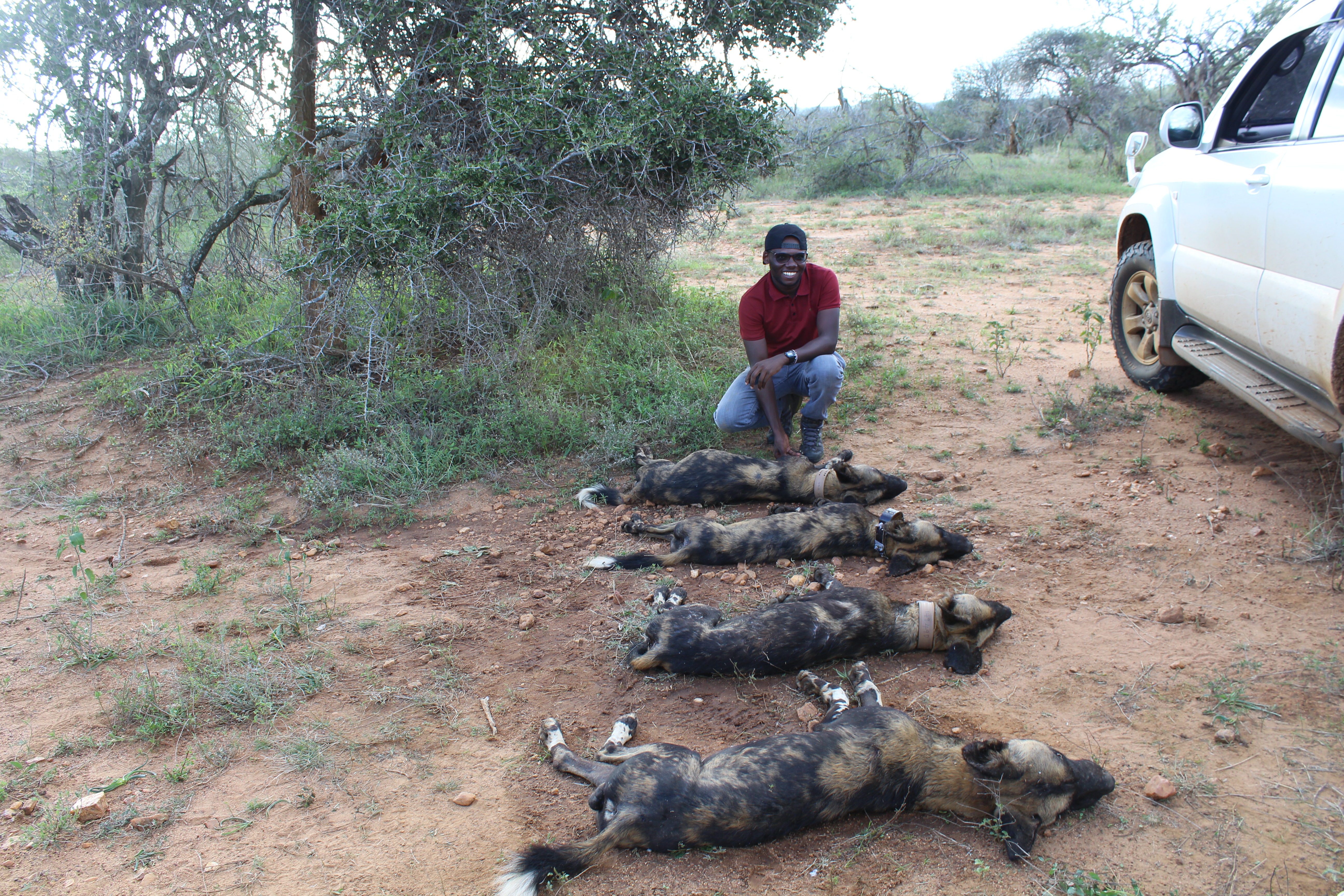 Me in the field conducting research
